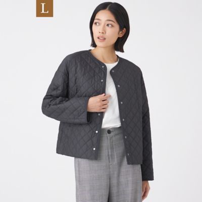 【送料無料】TRANSWORK L (Women/大きいサイズ)/トランスワークL キルティングタフタコート(U3A03630__) アオ28L コート・ジャケット【三越伊勢丹/公式】