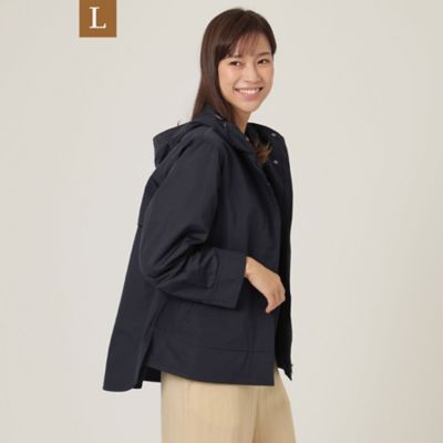 【Ｌ】【はっ水】【ウォッシャブル】ポリエステルコットンタフタコート（Ｕ３Ａ０４１１７＿＿）