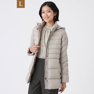 ＜TRANSWORK L (Women/大きいサイズ)＞【Ｌ】ロイカストレッチダウンコート（Ｕ３Ａ０６６５０＿＿）