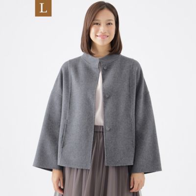 TRANSWORK L (Women/大きいサイズ)/トランスワークＬ 【L】ウールライトリバーコート(U3B01434__)