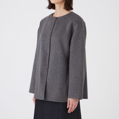 のりまきライトメルトンコート グレー L リバーコート のりまきライト