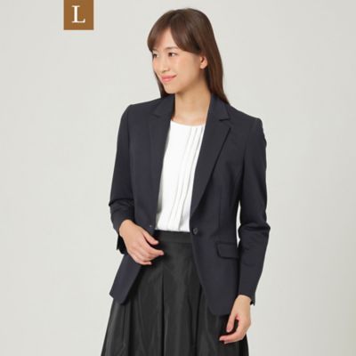 【Ｌ】【セットアップ対応】【美シリーズ】【ウォッシャブル】トリアセスヴィンツイルテーラードジャケット（Ｕ３Ｅ０２１０１＿＿）