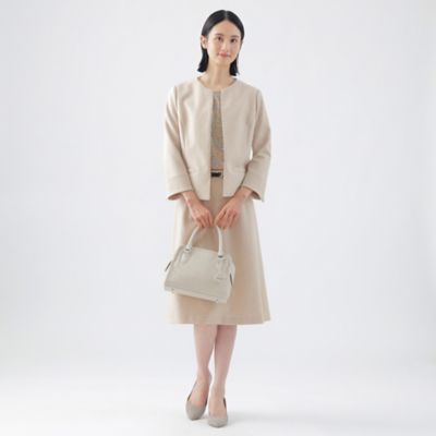 【Ｌ】【美シリーズ】【セットアップ対応】【吸水速乾】【接触冷感】【防しわ】【ウォッシャブル】エバレットクロスノーカラージャケット（Ｕ３Ｅ０２
