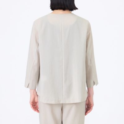 【Ｌ】【ウォッシャブル】【接触冷感】【吸水速乾】ハイカウントワルツジャケット（Ｕ３Ｅ１０５６８＿＿）