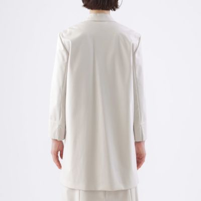 【Ｌ】【美シリーズ】【セットアップ対応】【ウォッシャブル】トリアセスビンポンチロングジャケット（Ｕ３Ｅ１７３１０＿＿）