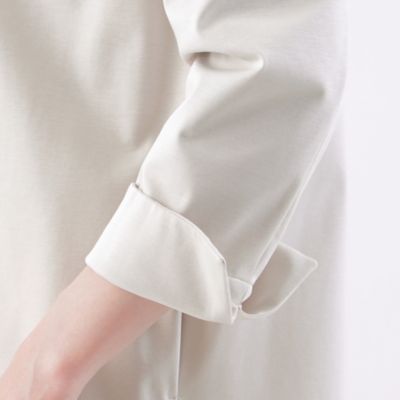 【Ｌ】【美シリーズ】【セットアップ対応】【ウォッシャブル】トリアセスビンポンチロングジャケット（Ｕ３Ｅ１７３１０＿＿）