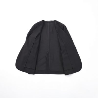 【Ｌ】【美シリーズ】【弱はっ水】【防しわ】【セットアップ対応】ドットエアーノーカラージャケット（Ｕ３Ｅ６２３６２＿＿）
