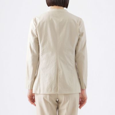 【Ｌ】【美シリーズ】【弱はっ水】【防しわ】【接触冷感】【ウォッシャブル】クールドッツノーカラージャケット（Ｕ３Ｅ６４３７０＿＿）