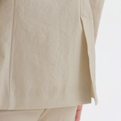 【Ｌ】【美シリーズ】【弱はっ水】【防しわ】【接触冷感】【ウォッシャブル】クールドッツノーカラージャケット（Ｕ３Ｅ６４３７０＿＿）