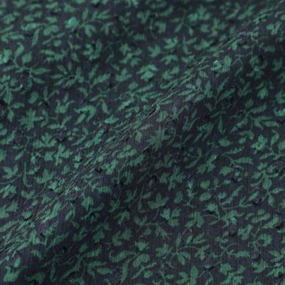 【Ｌ】【ウォッシャブル】リーフジャカードプリントワンピース（Ｕ３Ｊ０１４０１＿＿）