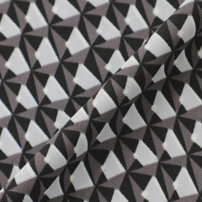 【Ｌ】【吸水速乾】【接触冷感】【ＵＶ対策】【ウォッシャブル】３Ｄジオメトリックプリントドレス（Ｕ３Ｊ０２４１１＿＿）