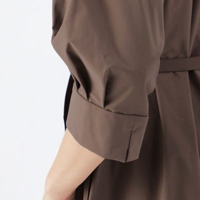 【Ｌ】【弱はっ水】【ウォッシャブル】ストレッチブロードシャツワンピース（Ｕ３Ｊ０３４００＿＿）
