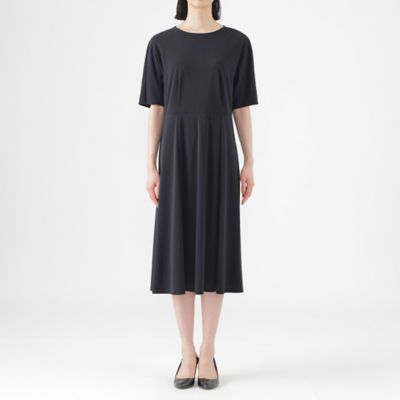 【Ｌ】【ウォッシャブル】【接触冷感】スムースフレアラインワンピース（Ｕ３Ｊ０７５５３＿＿）