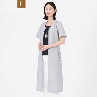 TRANSWORK L (Women/大きいサイズ)/トランスワークＬ 【Ｌ】【ウォッシャブル】【吸水速乾】クールマックスサッカーワンピース（Ｕ３Ｊ０８５６５＿＿）