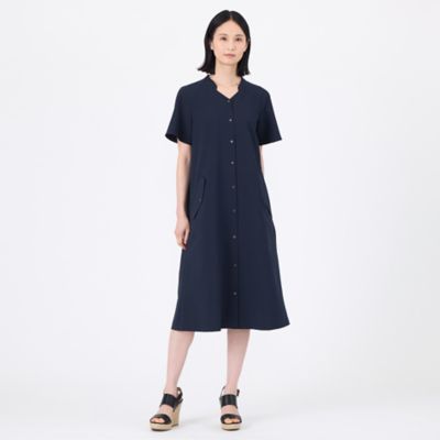 【Ｌ】【ウォッシャブル】【吸水速乾】クールマックスサッカーワンピース（Ｕ３Ｊ０８５６５＿＿）