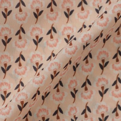 【Ｌ】【セットアップ対応】【ウォッシャブル】プチフラワーデシンブラウス（Ｕ３Ｍ０６１１４＿＿）