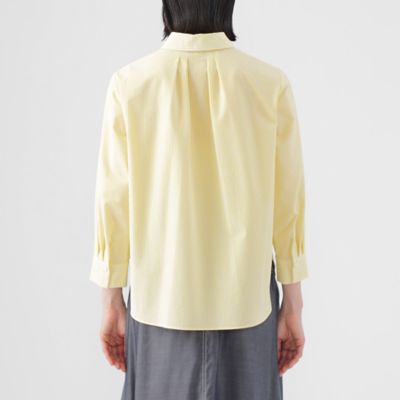 【Ｌ】【接触冷感】【ＵＶ対策】【ウォッシャブル】ファンクションタイプライターストライプシャツブラウス（Ｕ３Ｍ１１５４６＿＿）