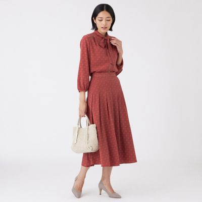 モラビト✴︎スペル⭐️ジオメトリック柄プリントプルオーバーブラウス✨MORABITO モラビト✴︎スペル⭐️ジオメトリック柄プリントプルオーバー