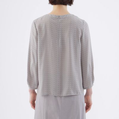 【Ｌ】【セットアップ対応】【ウォッシャブル】パステルフラグメントプリントブラウス（Ｕ３Ｍ１７３１１＿＿）