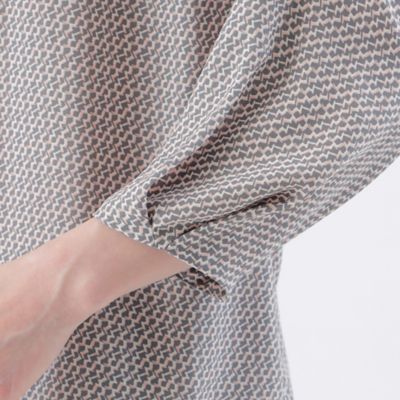 【Ｌ】【セットアップ対応】【ウォッシャブル】パステルフラグメントプリントブラウス（Ｕ３Ｍ１７３１１＿＿）