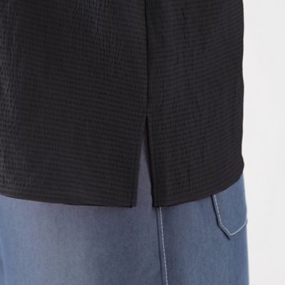【Ｌ】【ウォッシャブル】アンティークバックサテンプルオーバーブラウス（Ｕ３Ｍ５３３５１＿＿）