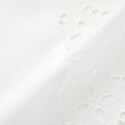 【Ｌ】【ウォッシャブル】カットワークレースコンビシャツ（Ｕ３Ｍ５４３５２＿＿）