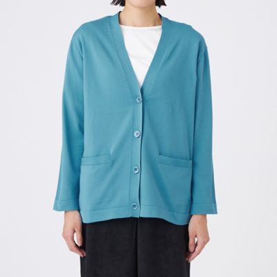 ライトブルー　カーディガン ダブルレイヤー仕上げニットカーディガン - ライトブルー | ZARA