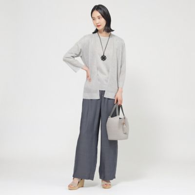 【Ｌ】【ウォッシャブル】ルレックスシアーＶネックカーディガン（Ｕ３Ｎ１２５５２＿＿）
