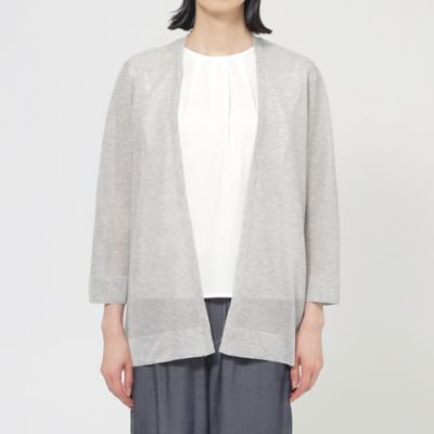 【Ｌ】【ウォッシャブル】ルレックスシアーＶネックカーディガン（Ｕ３Ｎ１２５５２＿＿）