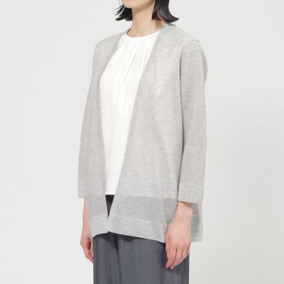【Ｌ】【ウォッシャブル】ルレックスシアーＶネックカーディガン（Ｕ３Ｎ１２５５２＿＿）