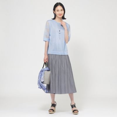 【Ｌ】【ウォッシャブル】ルレックスシアークルーネックニット（Ｕ３Ｎ１３５５２＿＿）