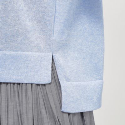 【Ｌ】【ウォッシャブル】ルレックスシアークルーネックニット（Ｕ３Ｎ１３５５２＿＿）