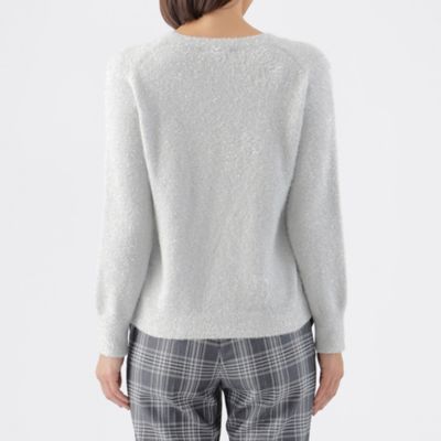 【Ｌ】【ウォッシャブル】ラメモールプルオーバーニット（Ｕ３Ｎ１７４５５＿＿）