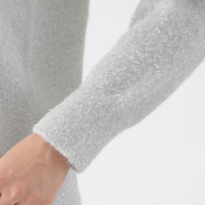 【Ｌ】【ウォッシャブル】ラメモールプルオーバーニット（Ｕ３Ｎ１７４５５＿＿）