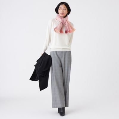 L】【ウォッシャブル】エクストラファインウールプルオーバー