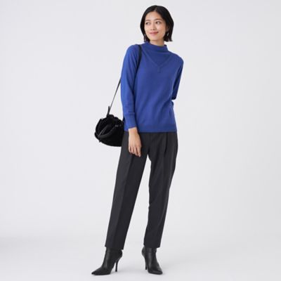 L】【ウォッシャブル】エクストラファインウールプルオーバー