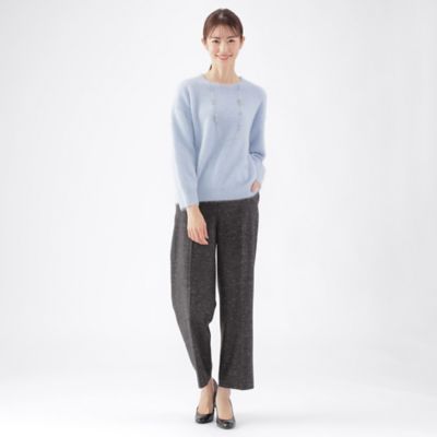 【Ｌ】フォックス混ヘアリーニット（Ｕ３Ｎ３６２６０＿＿）