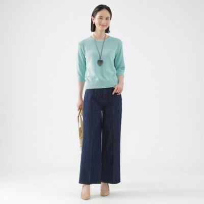 【Ｌ】【ウォッシャブル】ルレックスコットンメッシュプルオーバーニット（Ｕ３Ｎ３６３３９＿＿）