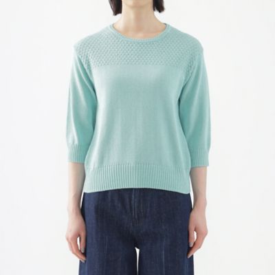 【Ｌ】【ウォッシャブル】ルレックスコットンメッシュプルオーバーニット（Ｕ３Ｎ３６３３９＿＿）