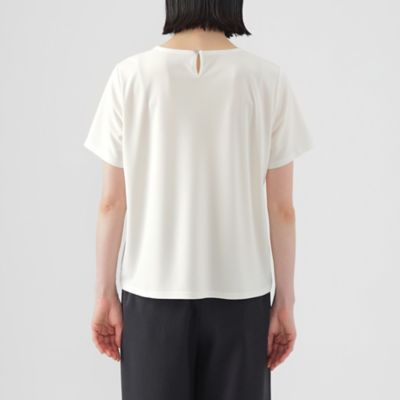 【Ｌ】【ウォッシャブル】【接触冷感】ラッセルレースコンビスムースプルオーバーカットソー（Ｕ３Ｐ０６５５３＿＿）