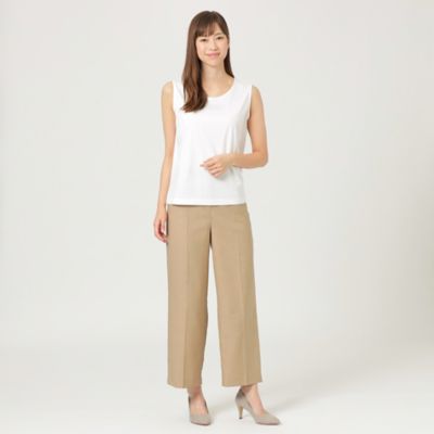 ◆◆【Ｌ】【ウォッシャブル】バイオシルケットスムースノースリーブカットソー（Ｕ３Ｐ１０１４６＿＿）