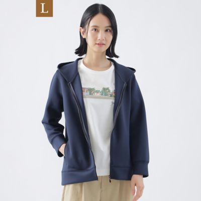 【送料無料】TRANSWORK L (Women/大きいサイズ)/トランスワークL エアロカプセルベアダンボールジップアップパーカー(U3P11475__) アオ トップス【三越伊勢丹/公式】
