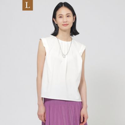 TRANSWORK L (Women/大きいサイズ)/トランスワークＬ 【Ｌ】【ウォッシャブル】トリコットタックデザインカットソー（Ｕ３Ｐ１１５６２＿＿）