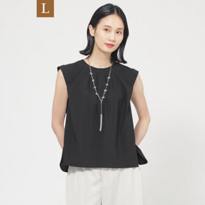 【Ｌ】【ウォッシャブル】トリコットタックデザインカットソー（Ｕ３Ｐ１１５６２＿＿）