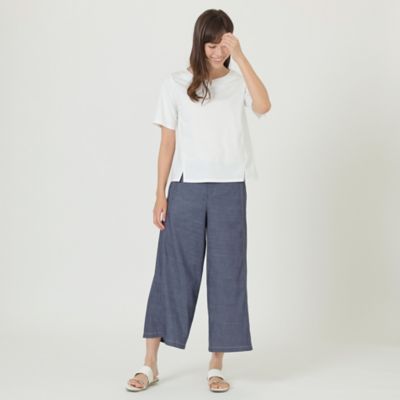 【Ｌ】【ウォッシャブル】【接触冷感】【吸水速乾】【ＵＶ対策】プレーティング天竺プルオーバーカットソー（Ｕ３Ｐ３２１６１＿＿）