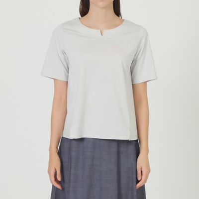 【Ｌ】【ウォッシャブル】【接触冷感】【吸水速乾】【ＵＶ対策】プレーティング天竺プルオーバーカットソー（Ｕ３Ｐ３２１６１＿＿）