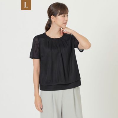 【Ｌ】【ウォッシャブル】【接触冷感】オメガフライスプルオーバーカットソー（Ｕ３Ｐ３３１５８＿＿）