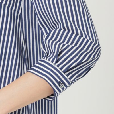 【Ｌ】【ウォッシャブル】ロンドンストライプ天竺カットソー（Ｕ３Ｐ４１１７６＿＿）