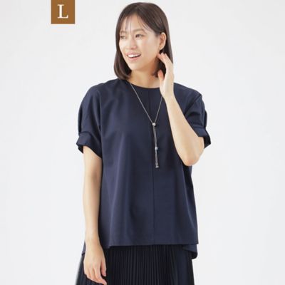 【Ｌ】【ウォッシャブル】シルケットポンチプルオーバーデザインカットソー（Ｕ３Ｐ５２３５３＿＿）