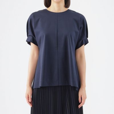 【Ｌ】【ウォッシャブル】シルケットポンチプルオーバーデザインカットソー（Ｕ３Ｐ５２３５３＿＿）